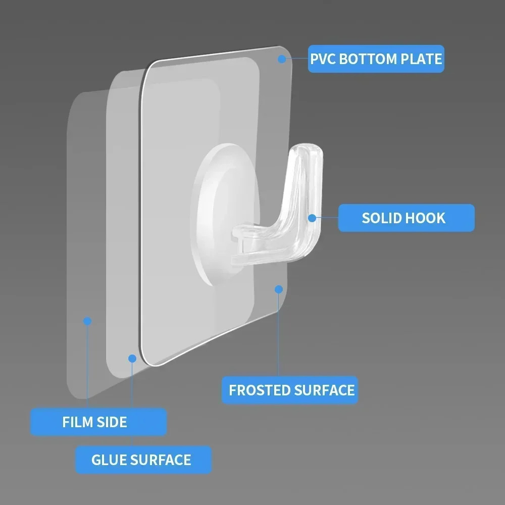 5-50pcs Transparent Self Adhes - đánh giá và giá Kitchen Gadgets Rack
