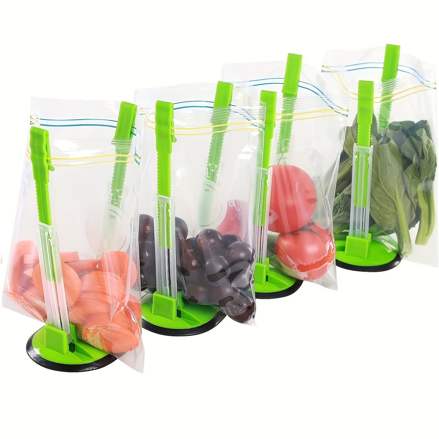 Zipper Bag Holder Plastic Adju - đánh giá và giá Kitchen Gadgets Rack Storage