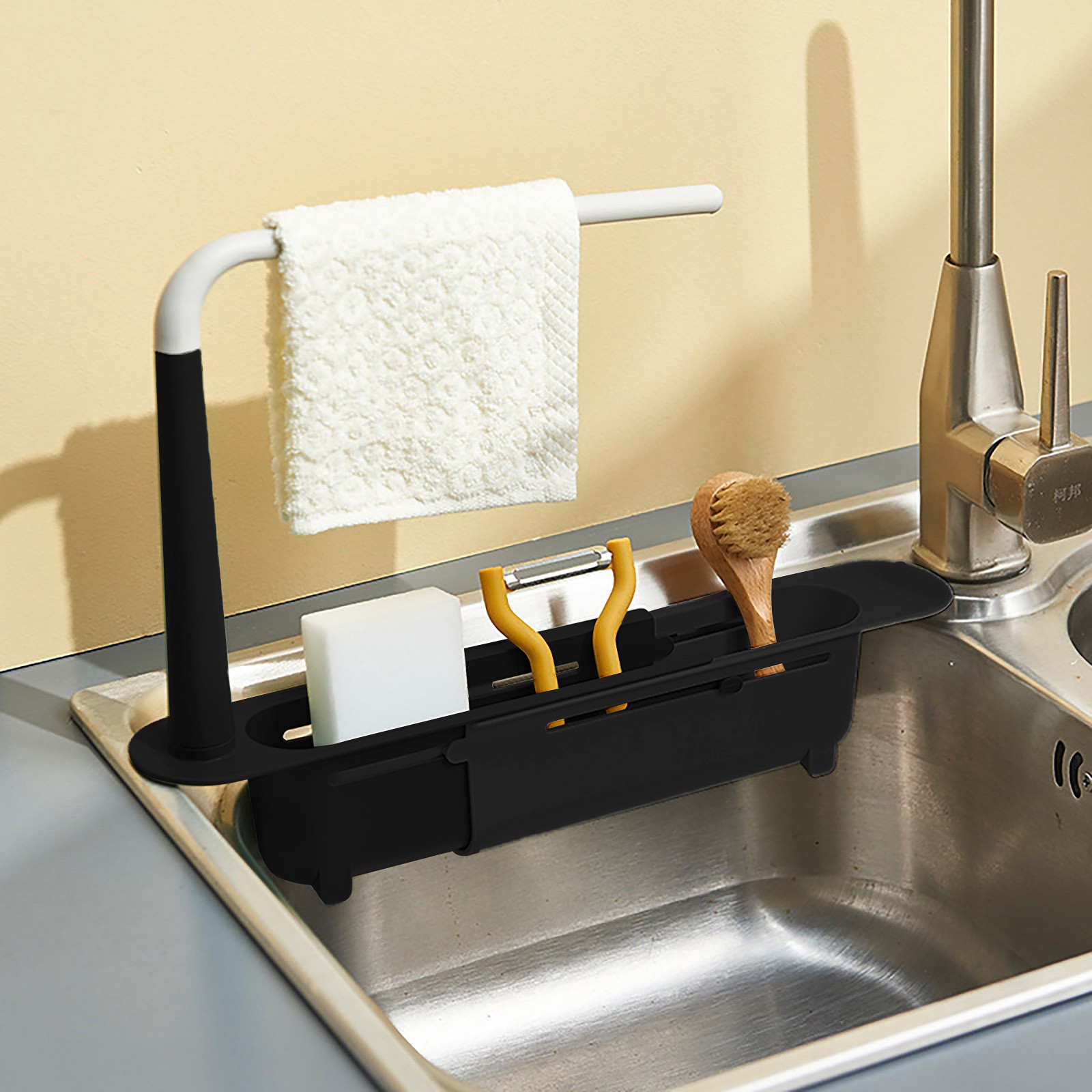 elescopic Sink Shelf Drainer R - đánh giá và giá Kitchen Gadgets Rack Storage
