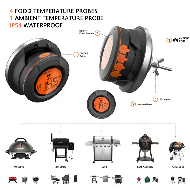 Bluetooth Thermometer Digital  - đánh giá và giá Kitchen Gadgets Under 500