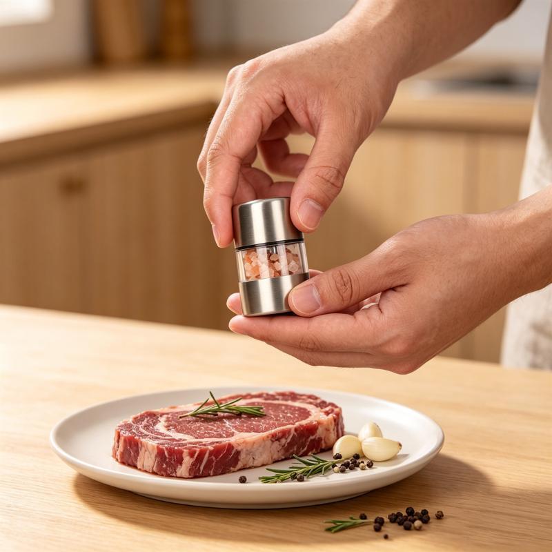 1/2pcs Stainless Steel Pepper  - đánh giá và giá Kitchen Gadgets Essential
