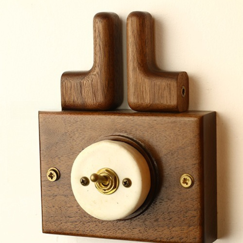 Wooden Hook Key Decorative Hol - đánh giá và giá Kitchen Gadgets Rack Storage