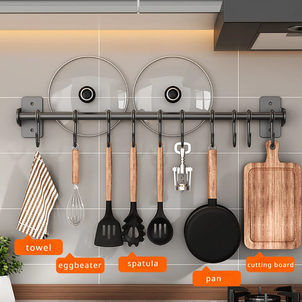 No punch Kitchen Hook Rack Sta - đánh giá và giá Kitchen Gadgets Rack