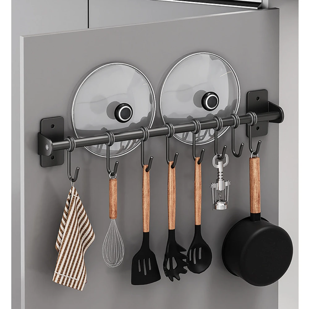 No punch Kitchen Hook Rack Sta - đánh giá và giá Kitchen Gadgets Rack