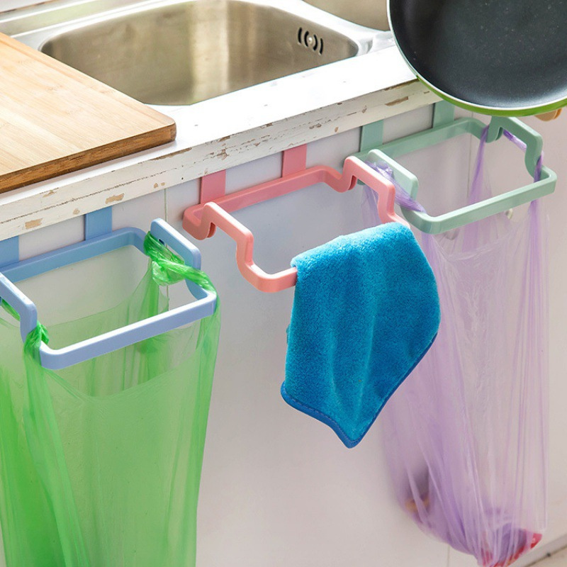 1pcs Hanging Trash Bag Racks G - đánh giá và giá Kitchen Gadgets Rack Storage