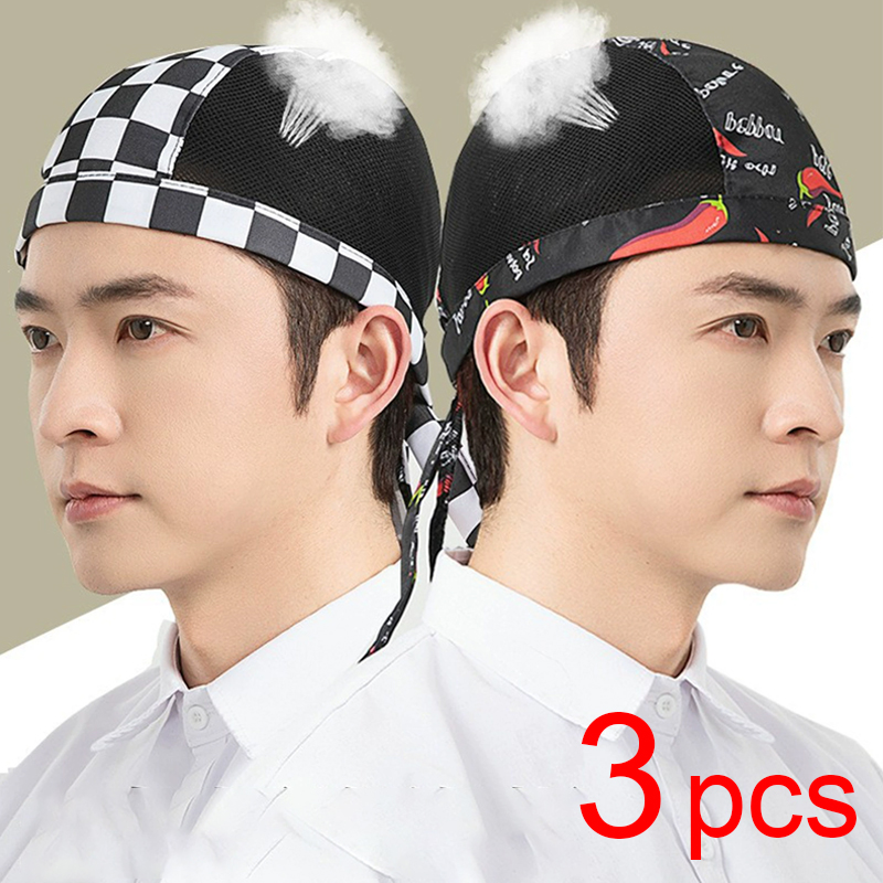 Breathable Mesh Cook Hat 3pcs  - đánh giá và giá Kitchen Gadgets China