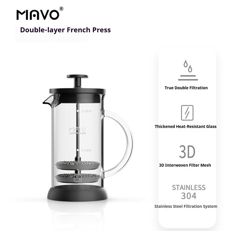 MAVO French Press Coffee Maker - đánh giá và giá French Press Coffee Maker