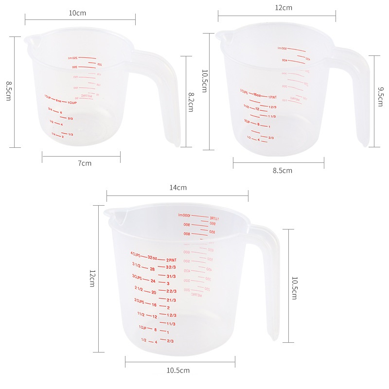 250/500/1000ML Easuring Cup Me - đánh giá và giá Kitchen Gadgets Under 500