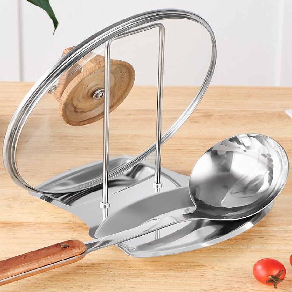 Stainless Steel Pot Lid Holder - đánh giá và giá Kitchen Gadgets Rack
