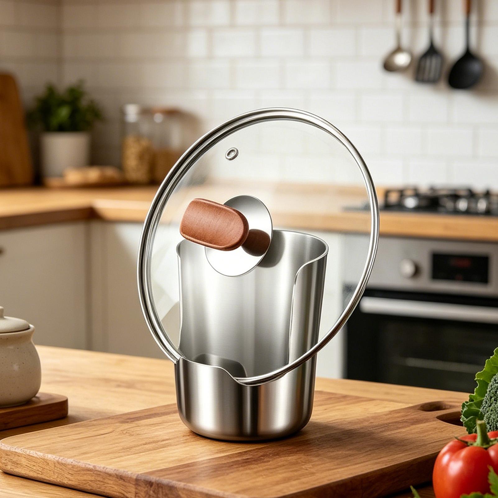 Stainless Steel Pot Lid Holder - đánh giá và giá Kitchen Gadgets And Utensils