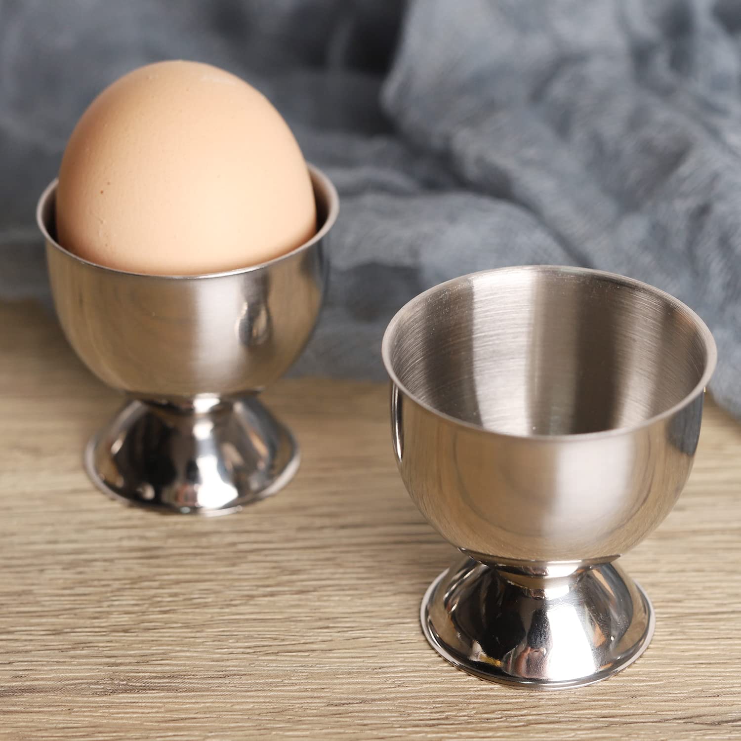 Stainless Steel Egg Cups Set H - đánh giá và giá Kitchen Gadgets To Gift