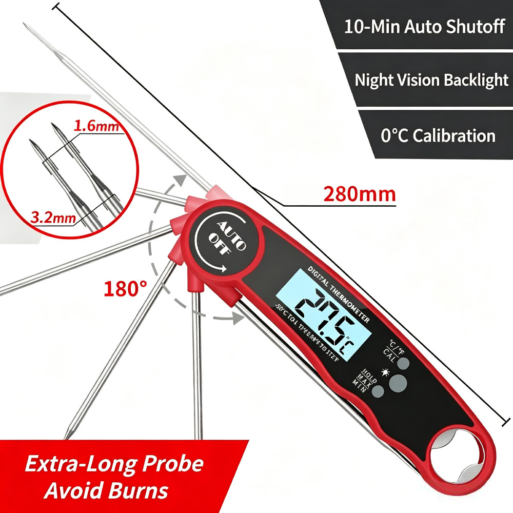 Meat Thermometer Digital – Ins - đánh giá và giá Kitchen Gadgets Essential