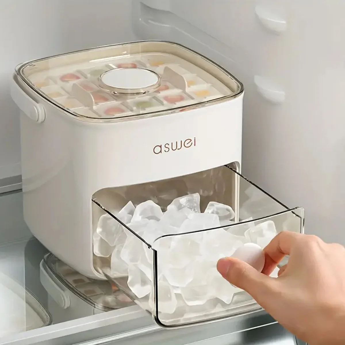 48-Cube Ice Maker with Easy-Pr - đánh giá và giá Kitchen Gadgets Essential