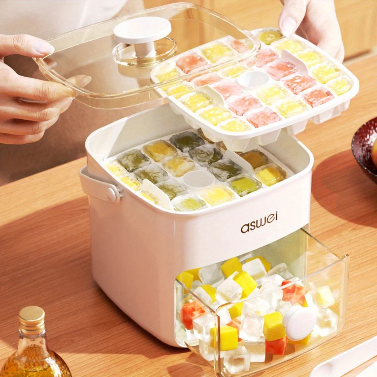 48-Cube Ice Maker with Easy-Pr - đánh giá và giá Kitchen Gadgets Essential